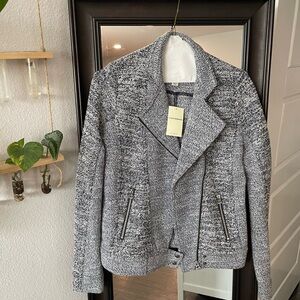 NWT Lucky Brand Tweed marked Moto jacket